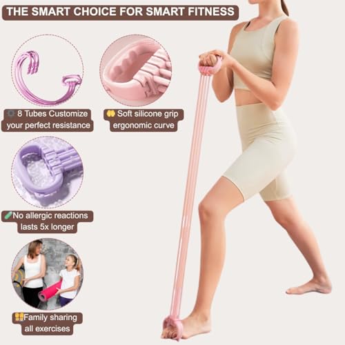 Resistance Bands with Handles for Women & Men - color: Blue