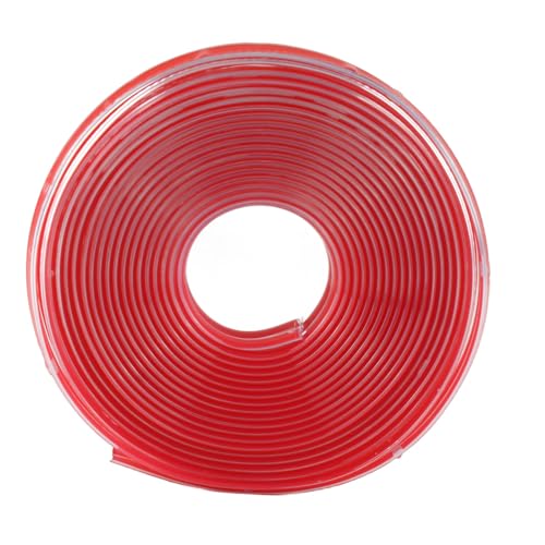Iture Bumper Strip 5m - for Babies and Seniors,Transparent Soft PVC for Surface le Corner Protectors,Soft Silicone Furniture Bumper Strip,5m Table Corner,PVC,Strong Adhesive Corn (#3)