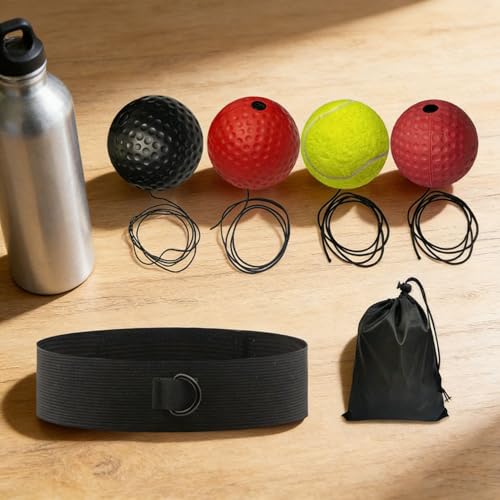 Boxing Reflex Ball Punching Speed Equipment - color: four balls 2