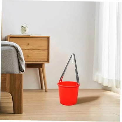 Stainless Steel Bucket Holder for Easy Carrying Durable Water Pipe Rack Multi-Functional Tool for Camping and BBQ Comfortable Grip Design Quick Setup for Handled Buckets