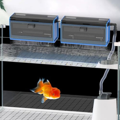 Kisangel Box Fish Tank Water Drip Box Efficient Filtration Cleaning Tool for Home Aquarium Easy to Use Wall-Mounted Design Suitable for Tank