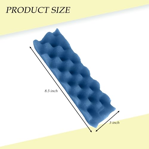Delapan Fish Foam Bio-Filter Sponges Compatible with Canister Filters Fluval 206, 207, 306, 307 Aquarium Filter Media, 8 Pack