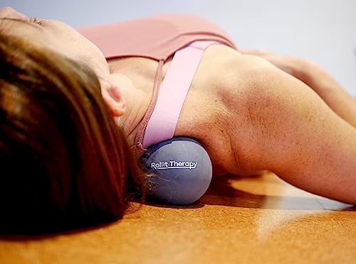 A 3.5" (Magnus) Rollit Therapy Soft Rubber Massage Ball