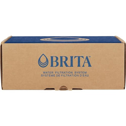 Brita Extra-Large 27-Cup Water Filter Dispenser with Standard Filter, WQA NSF/ANSI Certified, Removes Chlorine Taste & Odor, Reduces Zinc Copper & Mercury, BPA-Free, 1 Filter Included, Lasts 2 Months