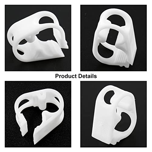5Pcs Plastic Tubing Clamps Adjustable 1/8"-1/4" Plastic Hose Clamp, Laboratory Pinch Valve for Tubing 3-6mm - size: 3-6mm/0.12-0.24 inch