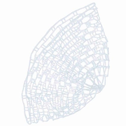 Keenso 1pc Soft Rubber Fishing Net Snag Proof Portable Fly Replacement Mesh Bag Guadino A Maglie Grandi in Silicone - size: Medium size 100CM, style: Medium Size 100cm