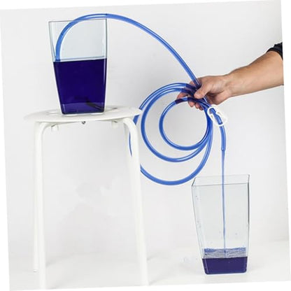 NUOBESTY Manual Suction Hose for Car Oil Transfer, Practical Guide Oil Tube with Flexible Siphon Pump for Automotive Fuel and Fish Tank Water Change
