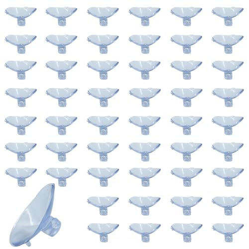 50 Pack Small Suction Cups 35mm, Suction Cups with Holes for Glass Table Tops,Prevent Table Tops Sliding and Home Decoration