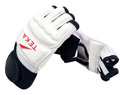 Teka Taekwondo Punch Bag Training Gloves, MMA Grappling Gloves for Sparring Martial Arts Boxing Training for Adults and Kids - size: Medium