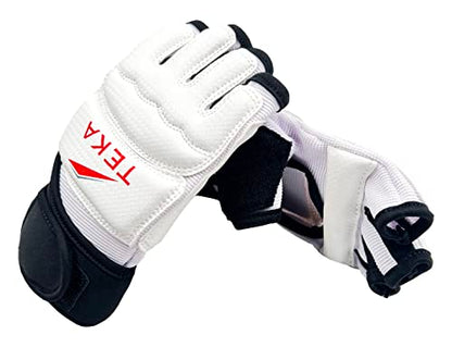 Teka Taekwondo Punch Bag Training Gloves, MMA Grappling Gloves for Sparring Martial Arts Boxing Training for Adults and Kids - size: Medium