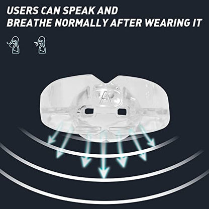 3 Pack Kids Youth Mouth Guard Football Sports Braces Mouthguards for Mouthpiece Boys Teeth for MMA Boxing Rugby Kickboxing Taekwondo Softball Lacrosse to Braces EVA Transparent - color: Transparent