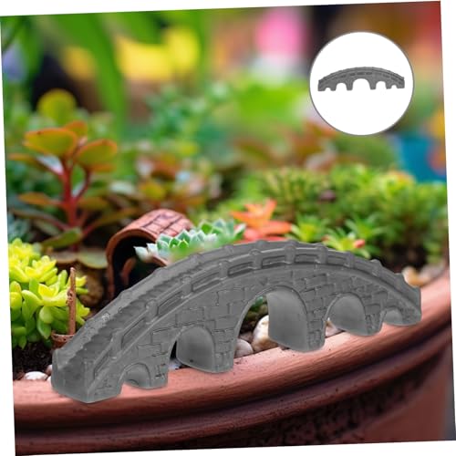 Fish Tank Decorative Arch Bridge Mini Decoration Coral Aquarium Air Outlet Vents Soft Sponge Sponge Pearlescent Sponge Decorative Bookmarks Retro Arch Bridge Dark Ceramics