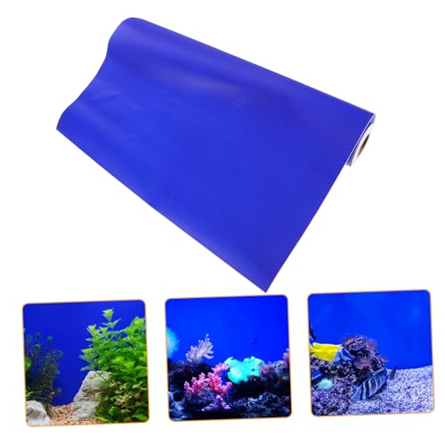 Toddmomy Fish Tank Background: Aquarium Background Poster Adhesive Fish Tank Backdrop Sticker Wallpaper for Underwater Views DIY Aquarium Decoration