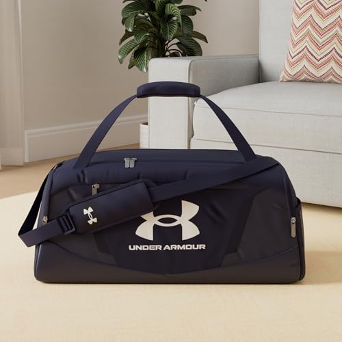 Under Armour Undeniable 5.0 Duffle - color: Midnight Navy (410)/Metallic Silver, size: Small (40L)