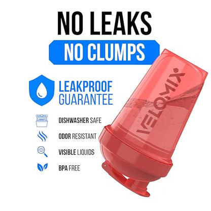 VELOMIX 2 Pack 20oz Protein Shaker Bottle for Protein Mixes, Blush Storm - color: C1) Blush Storm