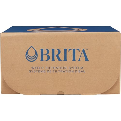Brita Large 10-Cup Water Filter Pitcher, WQA NSF/ANSI Certified, Removes Chlorine Taste & Odor, Reduces Zinc, Copper & Mercury, 1 Standard Filter, Lasts 2 Months, Bright White