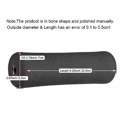Sponge Foam Foot Pad Roller Pair, Used for Replacing Gym Exercise Equipment, Suitable for 1-inch Rod (Foam 9.25" X 2.76" Od X 0.87" Id) - color: Foam 9.25" X 2.76" Od X 0.87" Id