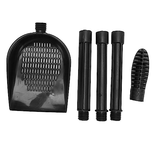 Aquarium Sand Shovel, Aquarium Gravel Strainer Shovel, Detachable Lengthened Multifunctional Safety Design, PVC Material, for Cleaning Pet Feces Litter in Fish Tank, with 3 Extensi