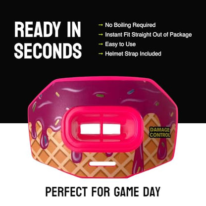 DAMAGE CONTROL Youth Football Mouth Guard – Brain Freeze - color: Brain Freeze