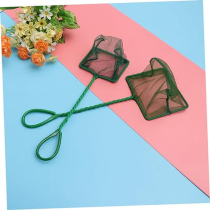 Toddmomy Fish Net Liquid Fishing Net Traps Goldfish Decor Article Automatic Water Pour Bait Fishnets Lid Skimmer - size: 46.4X19.5CM