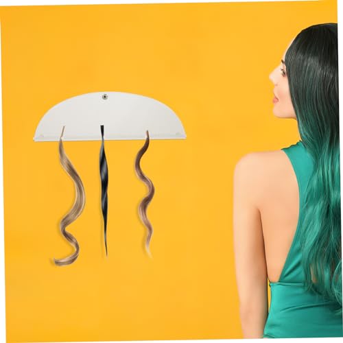 MERRYHAPY Hair Extension Organizer Wig Holder Storage Rack Comb Braiding Hair Holder for Salon Barber Supplies