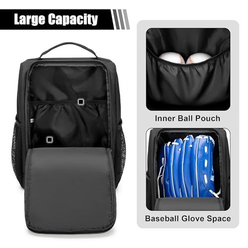 GOBUROS Single Baseball Glove Case, Baseball Glove Holder for Softball