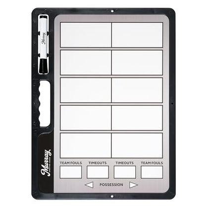 Murray Sporting Goods Premium Basketball Timeout Coaches Clipboard | Double Sided Premium Basketball Coaches Clipboard - size: 16.5 x 12.5