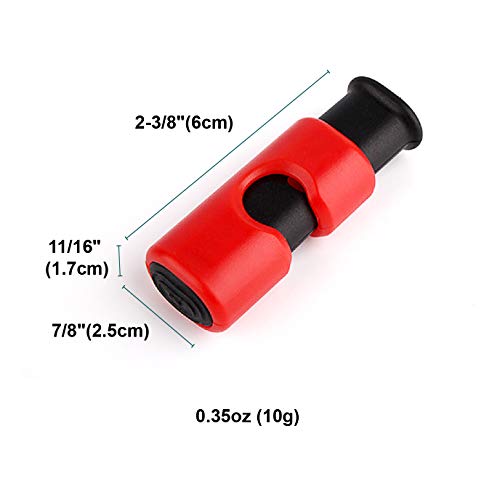 6 Pcs Premium Grade Food Bag Squeeze Clips Bread Clips Rubber Lid Non-Slip Sealer Bag Cinches Easy Use Lock - color: 6pcs