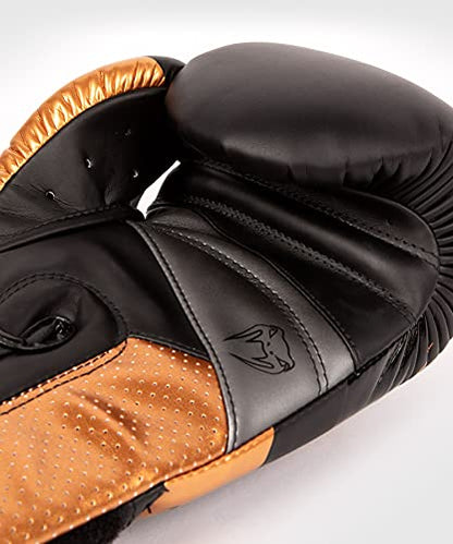Venum Elite Evo Boxhandschuhe - color: Black/Bronze, size: 16 oz