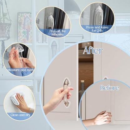 Acrylic Adhesive Handles Self Stick Pulls for Shower Door Cabinet Drawer Pull (2 Pack, Brown)