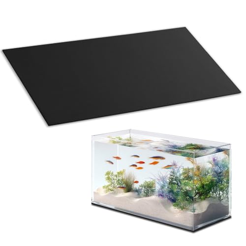 Aquarium Leveling Mat, 12 x 30 Inch Under Tank Pad, 6mm Thick Non-Slip Shockproof Fish Tank Cushion, Waterproof, Easy to Cut, Black - color: Black, size: 12 x 30in