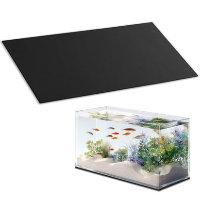Aquarium Leveling Mat, 15 x 30 Inch Under Tank Pad, 6mm Thick Non-Slip Shockproof Fish Tank Cushion, Waterproof, Easy to Cut, Black - color: Black, size: 15 x 30in
