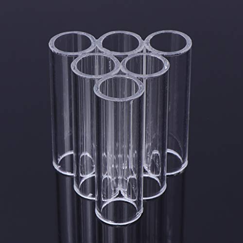 Aquarium Decor Clear Acrylic Tube Cave House Hideout For Small Fish Shrimp Cichlid Hiding Rest Spawning 3 Tubes 6 Tubes Aquarium Fish Tank Landscaping Plant Landscape Fishtank Artificial Simulation