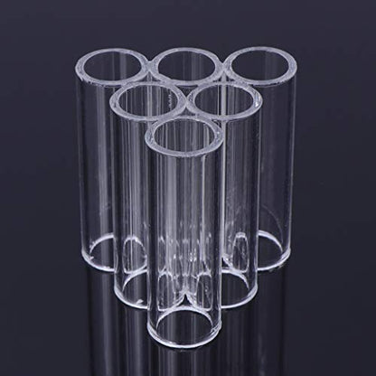 Aquarium Decor Clear Acrylic Tube Cave House Hideout For Small Fish Shrimp Cichlid Hiding Rest Spawning 3 Tubes 6 Tubes Aquarium Fish Tank Landscaping Plant Landscape Fishtank Artificial Simulation