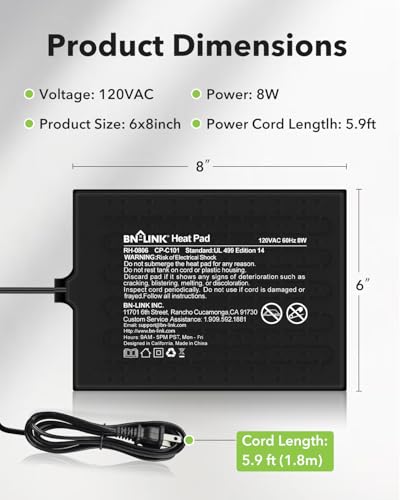 BN-LINK Heat Mat Controller for Reptile 6x8