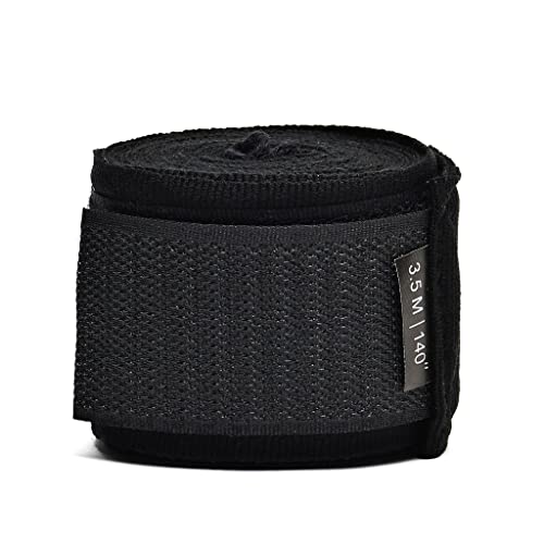 LEONE 1947, Hand Wraps Black - color: black, size: 3,5 m
