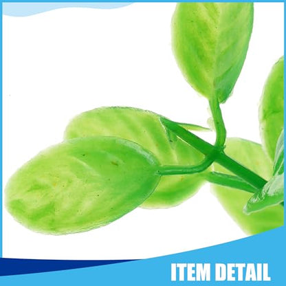 Aquarium Decoration,Plastic Plant Decoration for Aquarium Fish Tank 20Inch (Green)