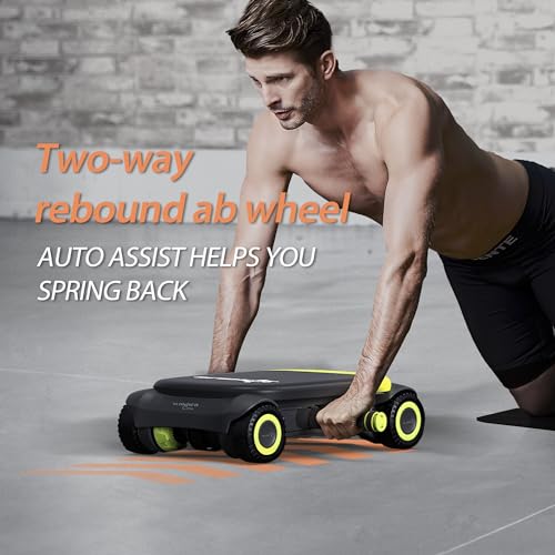 Wonder Core Slide Fit Ab Roller with 4 Wheels; Wonder Core FitSpec, Smart Scale, Digital Bathroom Weight Machine