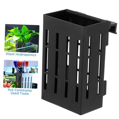 Alipis 4Pcs Aquarium Plant Holder Holes Hanging Plant Pot for Sturdy Plastic Suitable for Aquariums and Aquatic Decor