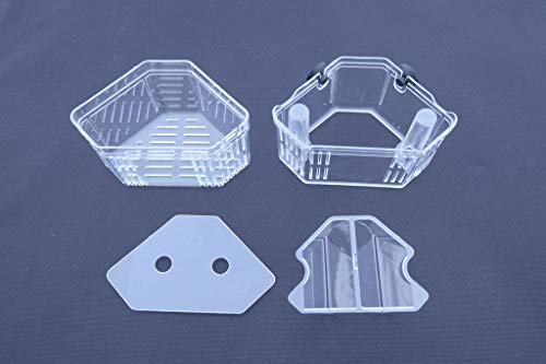 Aquarium Fish Breeder Box for Hatchery, Isolator, Injured Fish, Shrimp Clownfish (BX-007) - size: BX-007