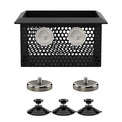 Floating Coral Frag Rack and Fish Isolation Box for Saltwater Reef Tank, 4x6 Inch Saltwater Coral Frag Holder with Magnetic or Suction Mount, Floating Anemone Holder and Isolation Cup for Reef Tanks