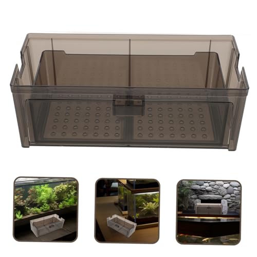 VICASKY Drip Box for Fish Tank Transparent Box Easy Maintenance Aquarium Filtration System Efficient Space Saving Design for Optimal Water Clarity