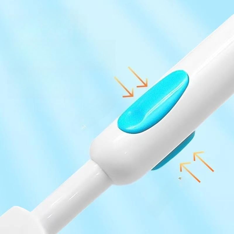 Aquarium Cleaning Brush - Blue Fish Tank Scrubber, Retractable Multi-Function Brush for Algae & Dirt, Aquarium Care Tool for Glass Tanks