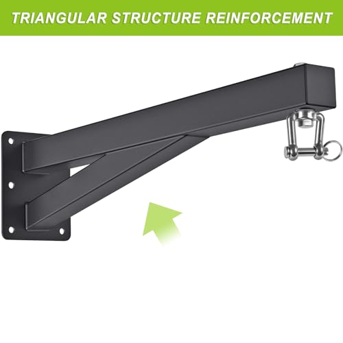 SELEWARE Wall Mount Heavy Bag Hanger Heavy Duty Punching Bag Hanger - color: 24" Heavy Bag Hanger
