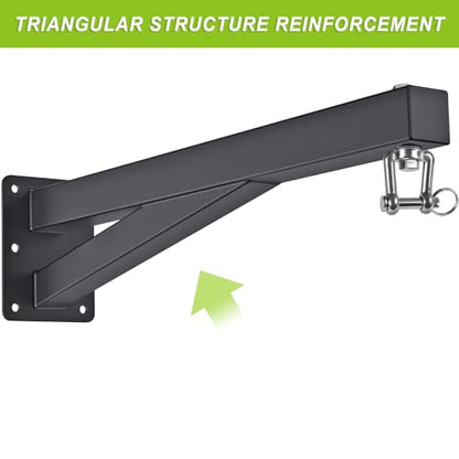 SELEWARE Wall Mount Heavy Bag Hanger Heavy Duty Punching Bag Hanger - color: 24" Heavy Bag Hanger