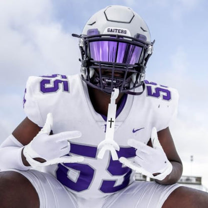 Faith Cross White X Football Mouthguard - color: Cross White