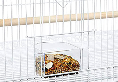 Lot of Breeding Bird Flight Cages for Canary Parakeet Aviaries Budgies Lovebird Finch (Large 30" White Divider) - color: Large 30" White Divider