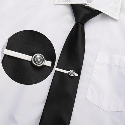 HAWSON 2/2.2 Inch Various Tie Clips for Men Unique, Personalized Novelty Tie Bars Pins Tacks, Funny Theme Wedding Holiday Gifts for Husband Groomsmens - style: Compass