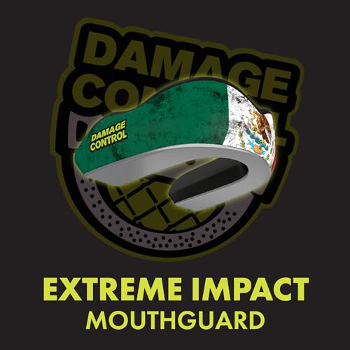 DAMAGE CONTROL Extreme Impact Sports Mouth Guard w/Case – Mexican Flag - color: Mexican Flag Ei, size: Adult
