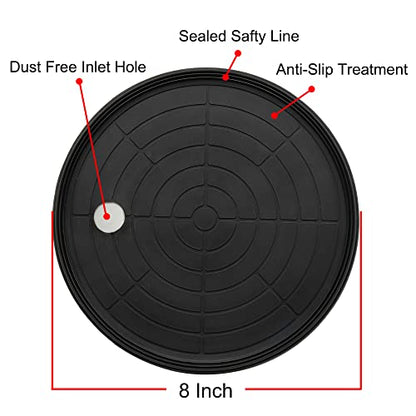 8" Heavy Duty Suction Cup to Lift Large Glass, Tile, Marble, Industrial Vacuum Suction Lifter with Handle for Glass Lifting & Replacement, 480 lbs Load Capacity, Carrying Case (1 Pack) - color: Black, size: 1 Pack
